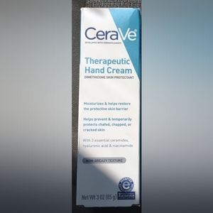 CeraVe Therapeutic Hand Cream Skin Protectant 3OZ boxed & sealed